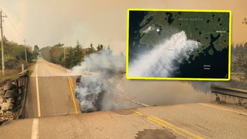 Potężne pożary w Kanadzie. Wszystko widać z satelity