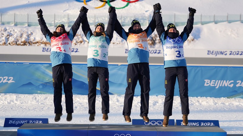 Pekin 2022: Szwedki najlepsze w biathlonowej sztafecie 4x6 km. Polki na 14. miejscu