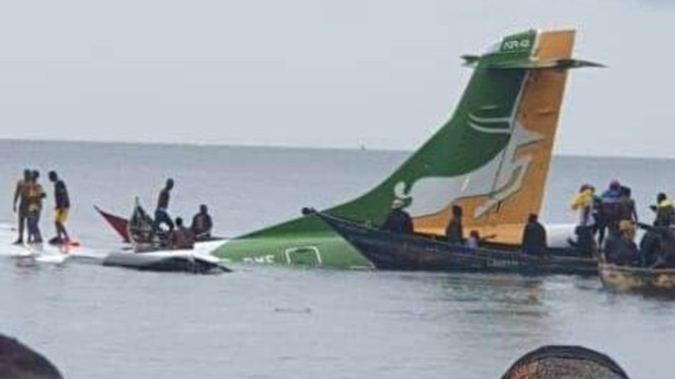 Tanzania: Katastrofa samolotu pasażerskiego. Maszyna wpadła do jeziora