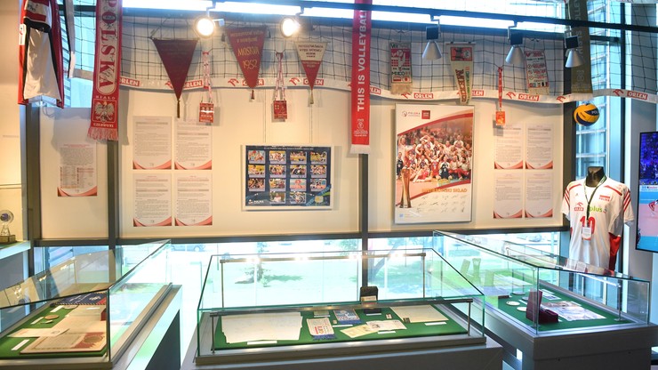 Siatkarska wystawa w Muzeum Sportu i Turystyki