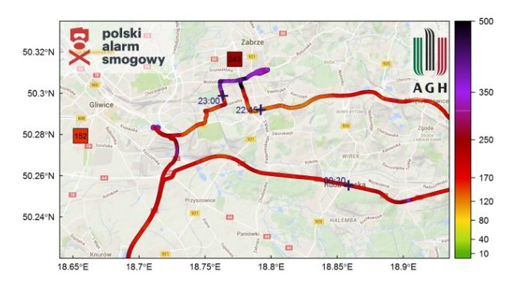 Zatrważający stan jakości powietrza w Małopolsce i na Śląsku. Najgorzej na osiedlach domów jednorodzinnych