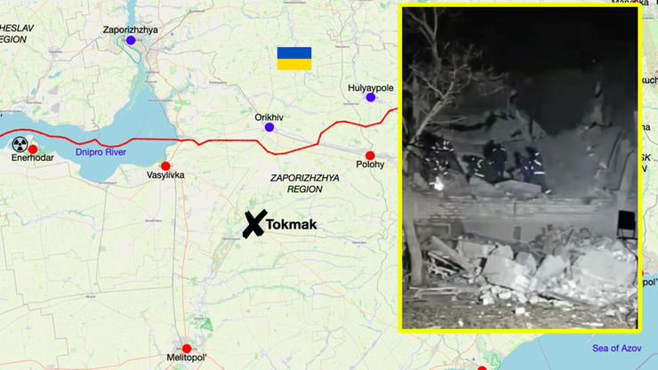 Ukraińskie wojsko zniszczyło rosyjską kwaterę. "Zabiliśmy lub raniliśmy 80 osób"