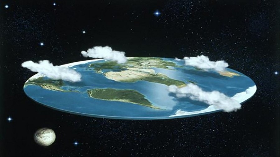 Czy Ziemia rzeczywiście jest płaska jak naleśnik? Fot. files1.coloribus.com