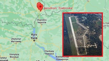Wybuchy na białoruskim lotnisku wojskowym. Rosjanie wykorzystują je w inwazji na Ukrainę 