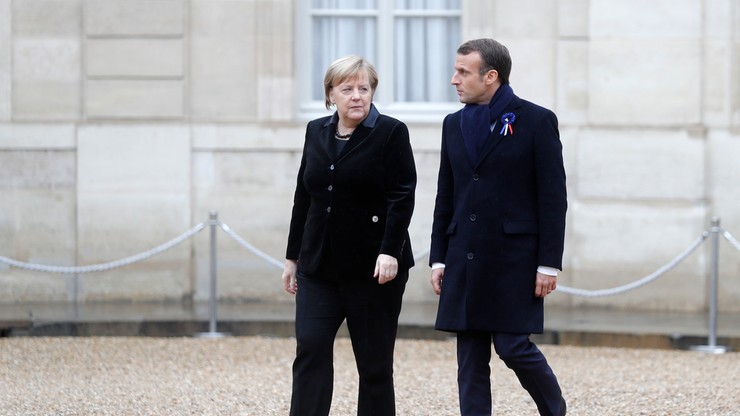 Macron i Merkel potępili wybory w Donbasie