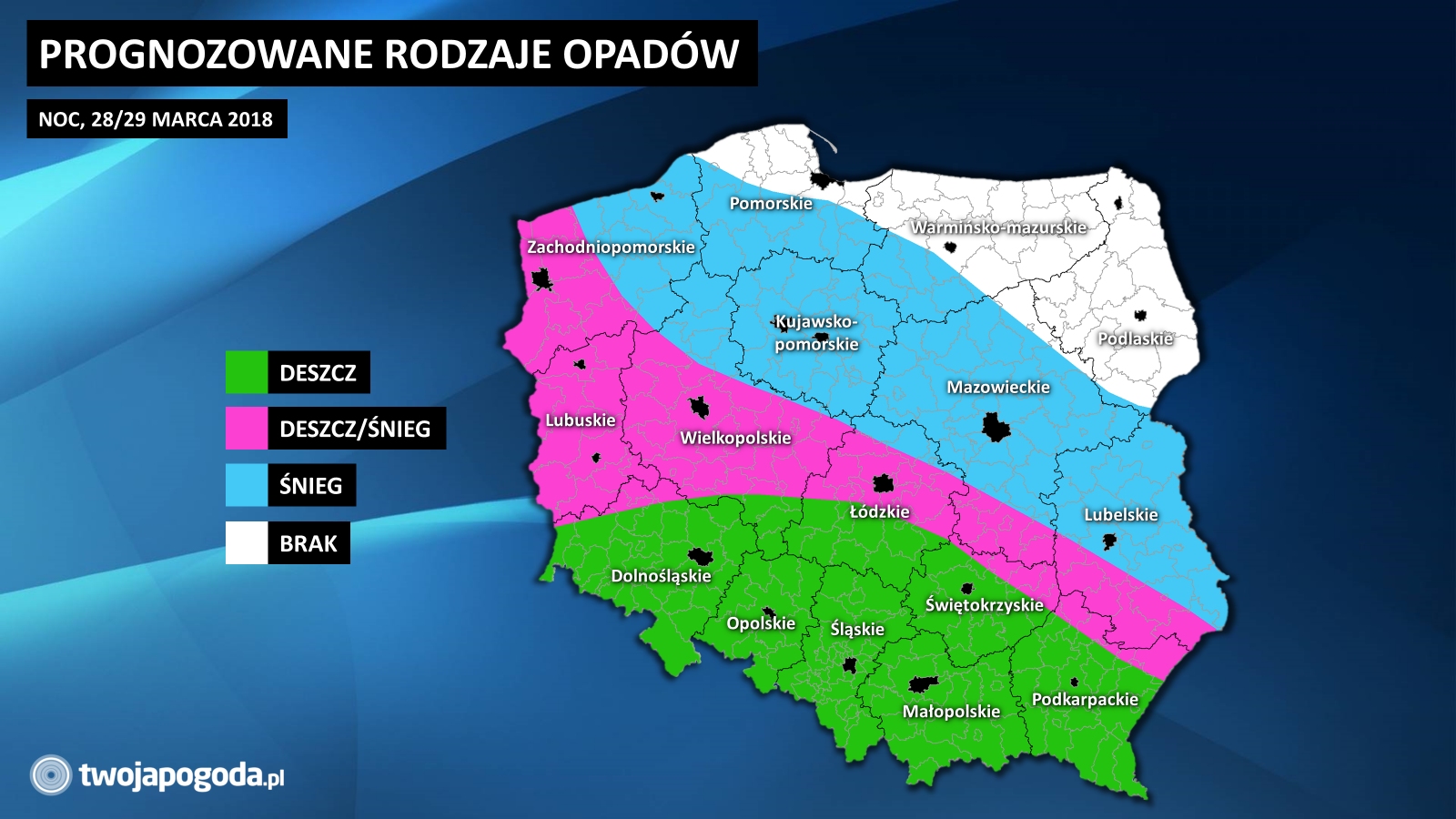 Rozpoczynają się opady