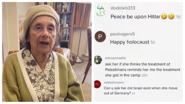 Przeżyła Holokaust, nagrywa filmy na TikToku. Spotkała ją fala hejtu