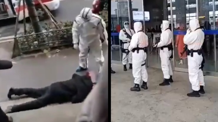 Koronawirus z Wuhan - przerażające nagrania. "Ludzie mdleją na ulicach"