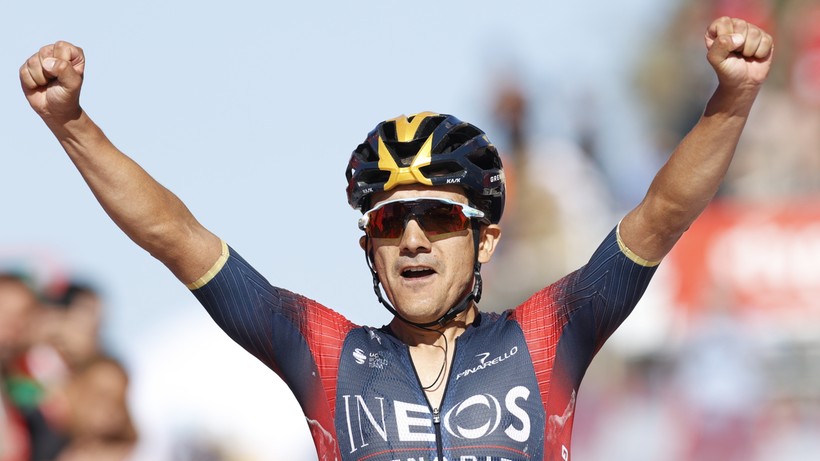 Vuelta a Espana: Richard Carapaz zwycięzcą 14. etapu, Remco Evenepoel nadal liderem
