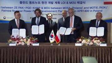ZE PAK, PGE i KHNP podpisały list intencyjny w sprawie elektrowni jądrowej