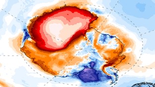 19.03.2022 05:58 Szokująca anomalia na Antarktydzie. Temperatura skoczyła o 50 stopni. Padł historyczny rekord