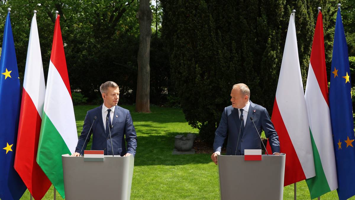 "Długie lata czekałem na ten moment". Tusk po spotkaniu z Magyarem