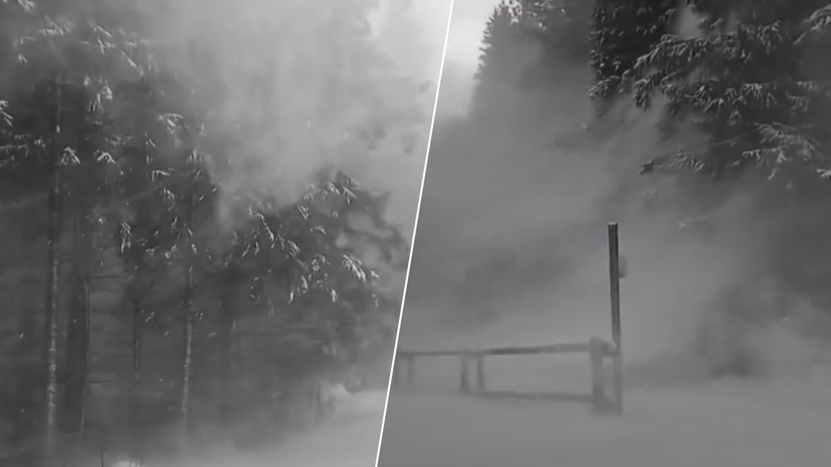 Na terenach podgórskich i w górach cały czas pada śnieg, co wraz silniejszymi porywami wiatru tworzy zagrożenie zawiejami śnieżnymi