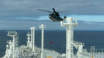 Polak ewakuowany przez portugalską marynarkę wojenną. Marynarz doznał poważnego urazu