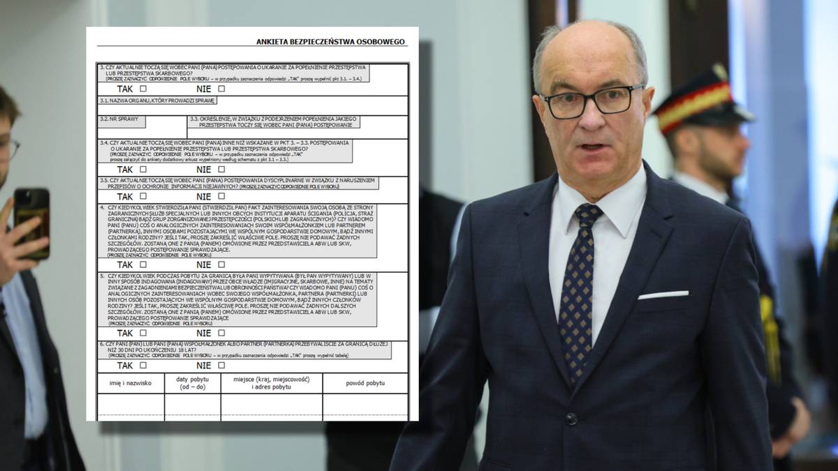 Spór prezydenta z marszałkiem o ankietę bezpieczeństwa. Co zawiera dokument?