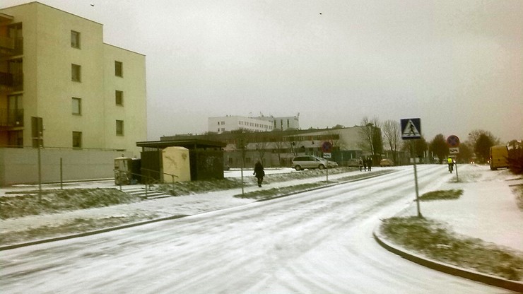 W Białej Podlaskiej dziś rano ulice były białe