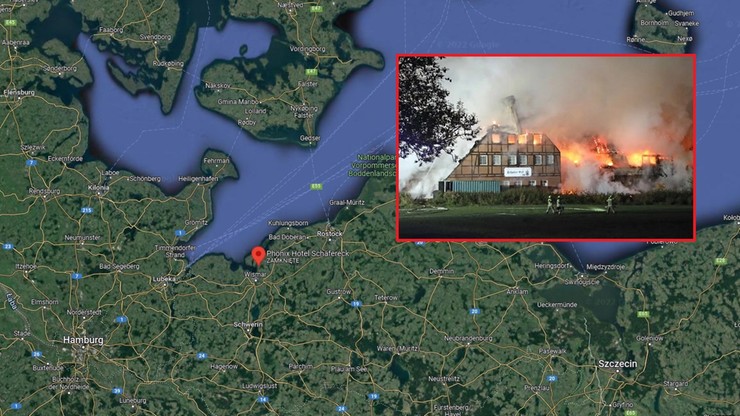 Niemcy: Podpalono hotel, w którym mieszkali uchodźcy z Ukrainy. Przy wejściu namalowano swastykę