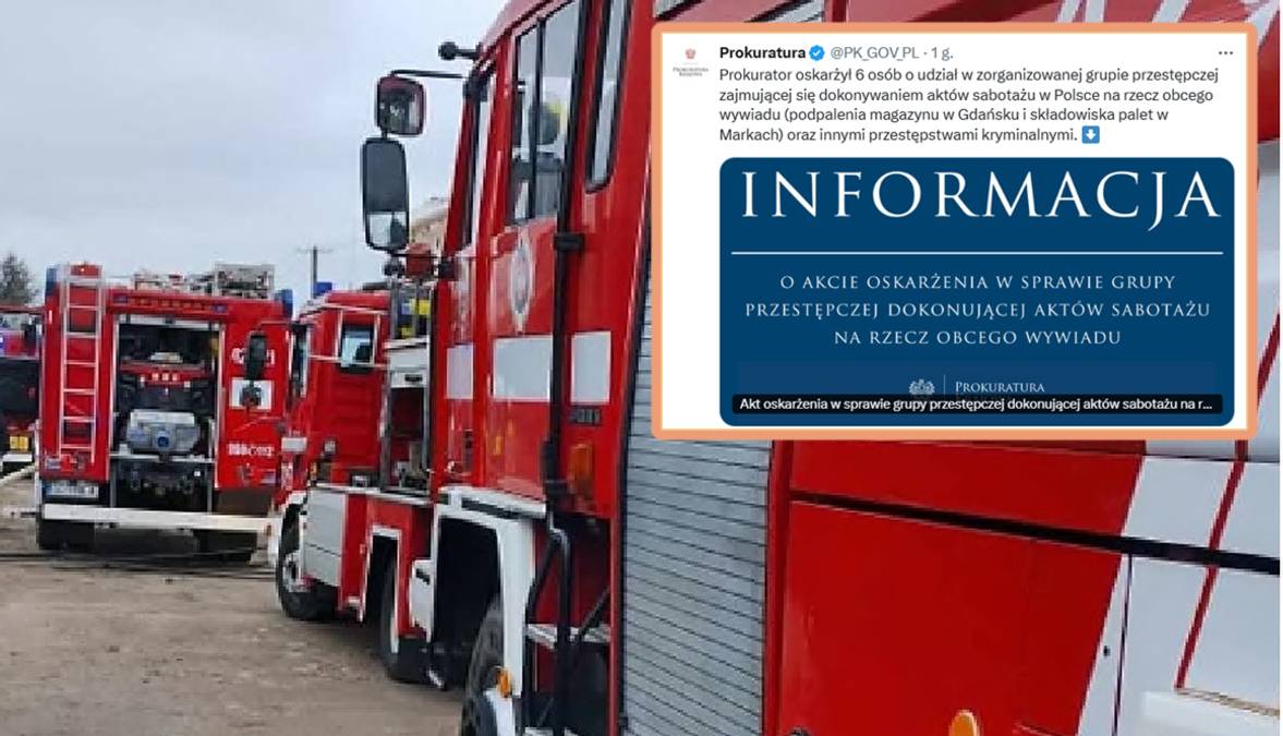 Dywersje na terenie Polski. Jest akt oskarżenia dla sześciu osób
