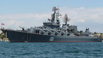 Krążownik Moskwa zatonął - informuje Ministerstwo Obrony Rosji