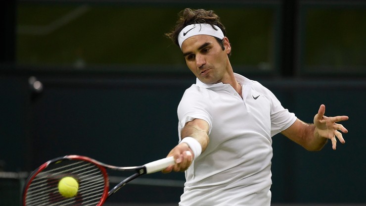 Wimbledon: Federer jako pierwszy w 1/8 finału