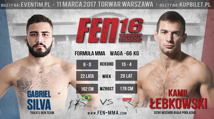 FEN 16 Warsaw Reloaded: Silva vs Łebkowski w walce wieczoru