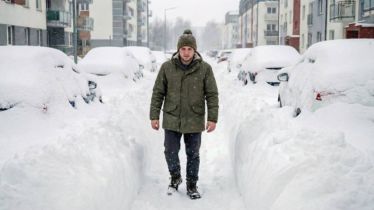 Mamy wyjątkowo śnieżną zimę.