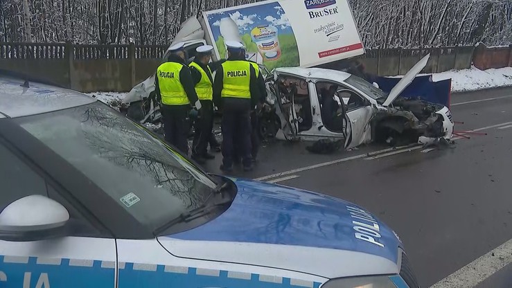 Sprawca wypadku w Orzechówku, w którym zginęły dwie osoby, był nietrzeźwy