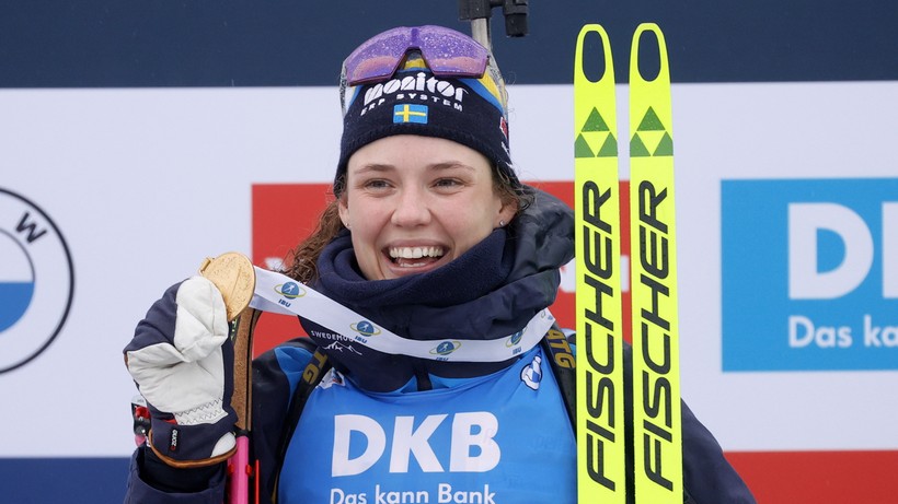 MŚ w biathlonie: Szwedka triumfatorką ostatniej konkurencji w Oberhofie