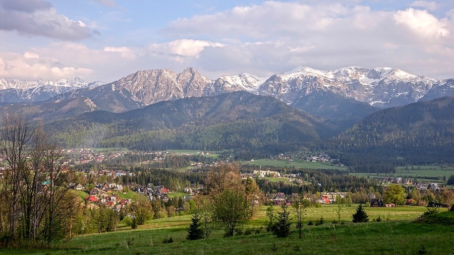 Panorama Tatr w Zakopanego. Fot. TwojaPogoda.pl