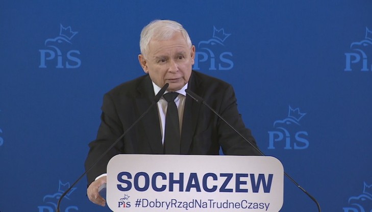 Jarosław Kaczyński o zdarzeniu na poczcie w Pacanowie: Oczekuję dymisji Michała Cieślaka
