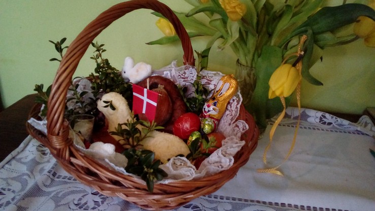 Wielkanocny koszyczek pani Justyny