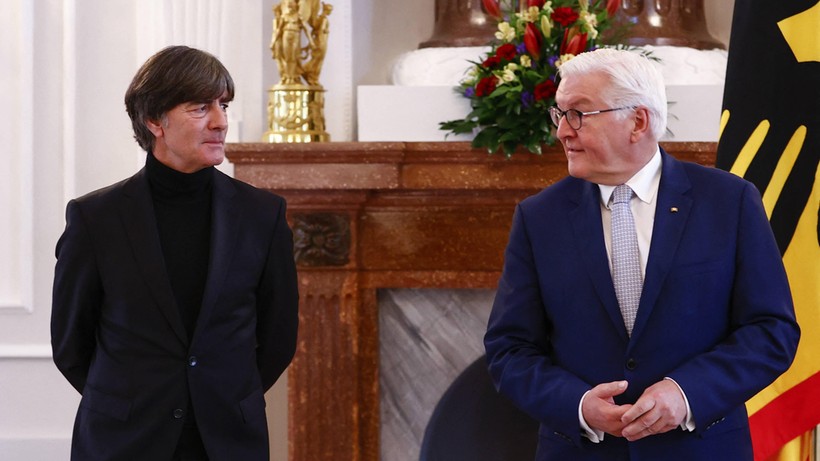Prezydent Niemiec Frank-Walter Steinmeier wydał obiad na cześć trenera Joachima Loewa