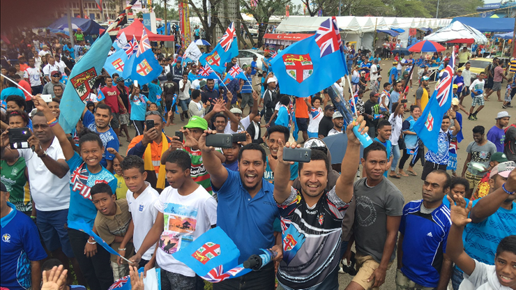 Mieszkańcy Fidżi świętują olimpijskie złoto rugbistów
