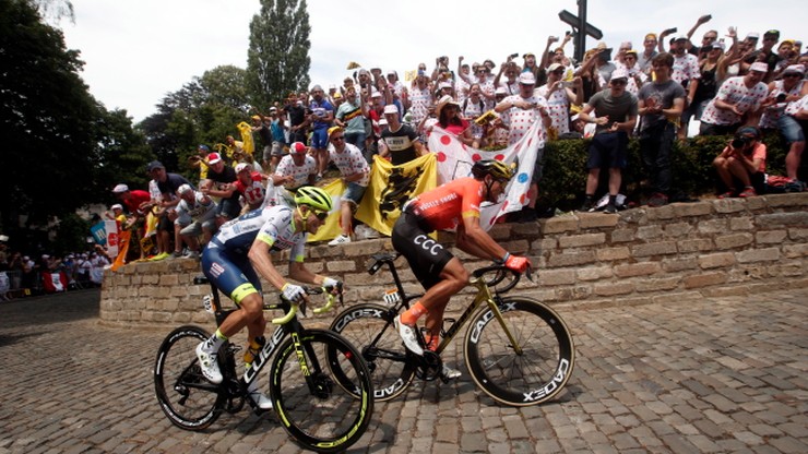 Sukces polskiej grupy kolarskiej na pierwszym etapie Tour de France