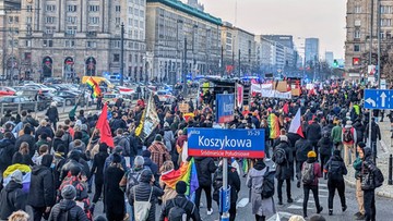Manifestacja Koalicji Antyfaszystowskiej przeszła ulicami stolicy