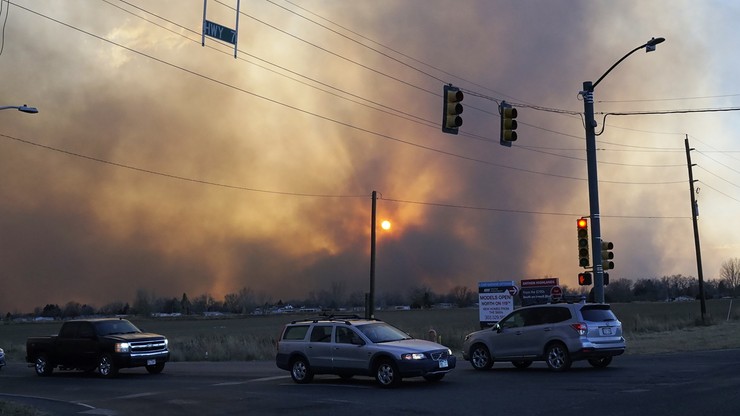 USA. Pożary w stanie Kolorado. Zniszczonych ponad 500 domów