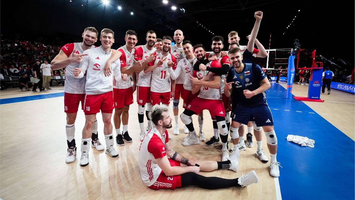 Volleyball Nations League: Poland – Brazil.  Dwell protection and reside rating