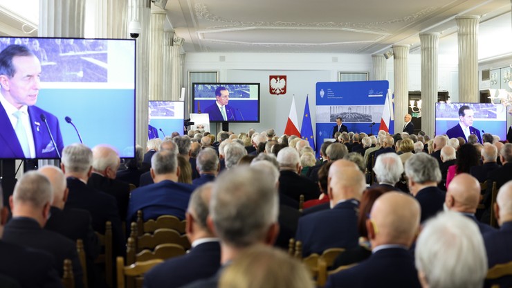 Warszawa. Obchody 100. rocznica pierwszego posiedzenia senatu II RP
