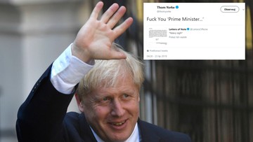 "F*** You »Prime Minister...«". Celebryci i media reagują na nominację Johnsona