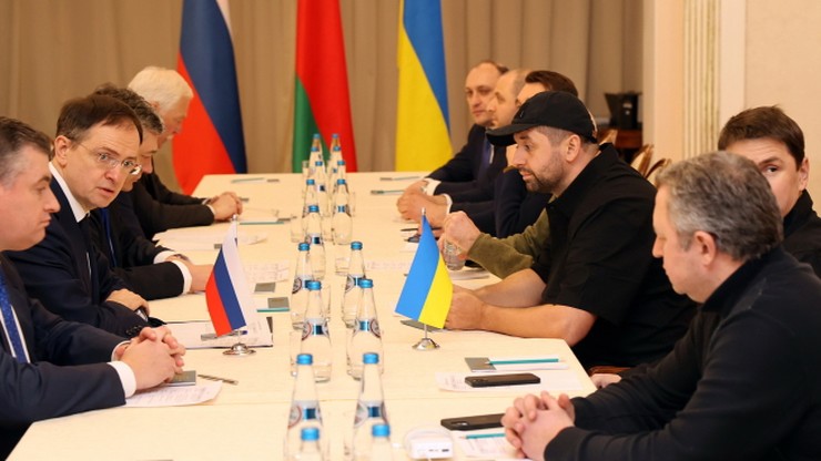 Wojna Ukraina-Rosja. Rozmowy obu delegacji