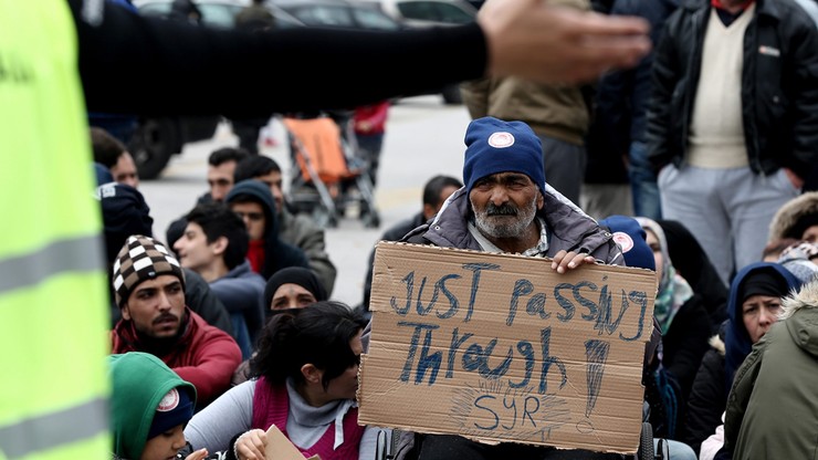 "Otwórzcie granice". Protest migrantów w Grecji