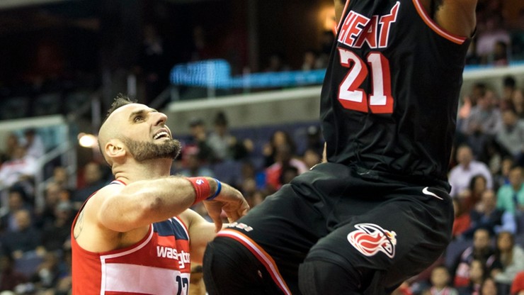 NBA: Wizards nie sprostali Miami Heat. Przyzwoity dorobek Gortata