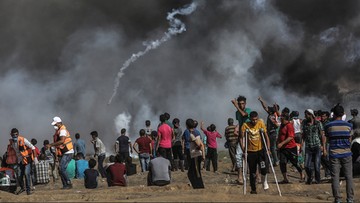 Czterech zabitych, ponad 400 rannych. Izraelskie wojsko ostrzelało Strefę Gazy