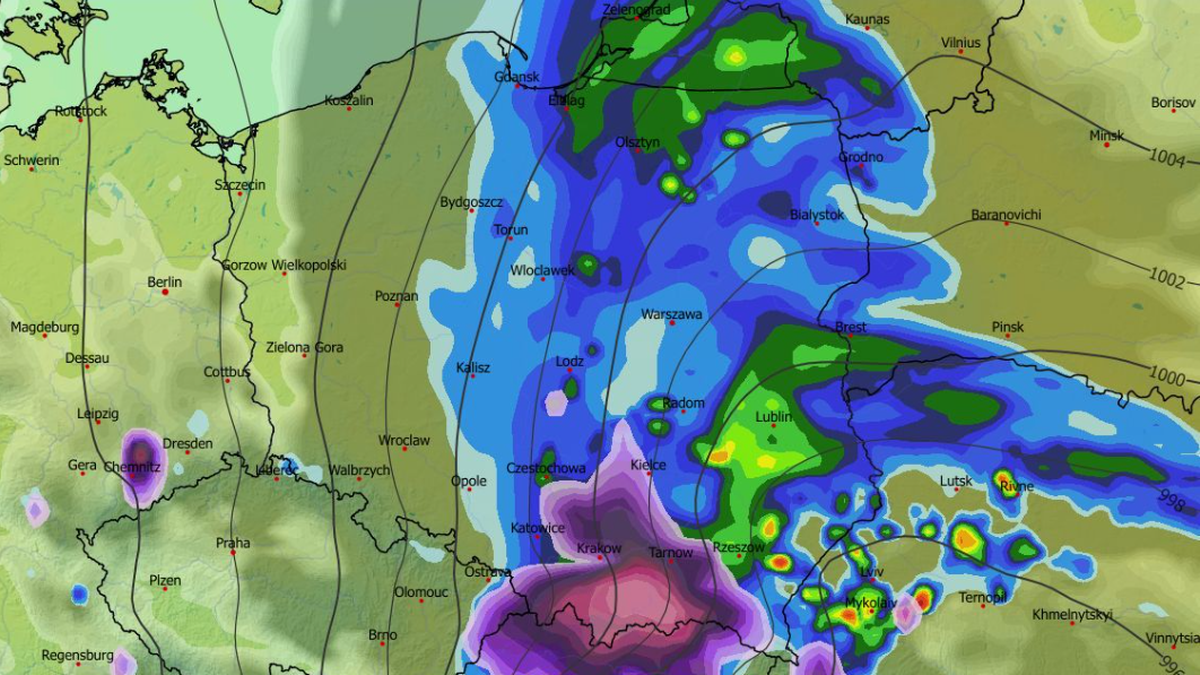 Na południe Polski miejscami wrócą mocniejsze opady śniegu. Grubość pokrywy śnieżnej w górach może się zwiększyć