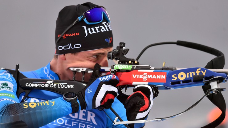 PŚ w biathlonie: Fillon Maillet najlepszy w biegu na dochodzenie