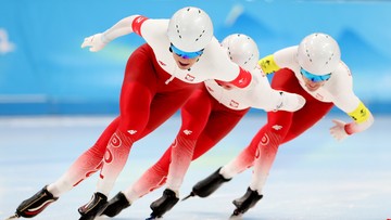 Pekin 2022: Polki na ósmym miejscu w wyścigu drużynowym w łyżwiarstwie szybkim