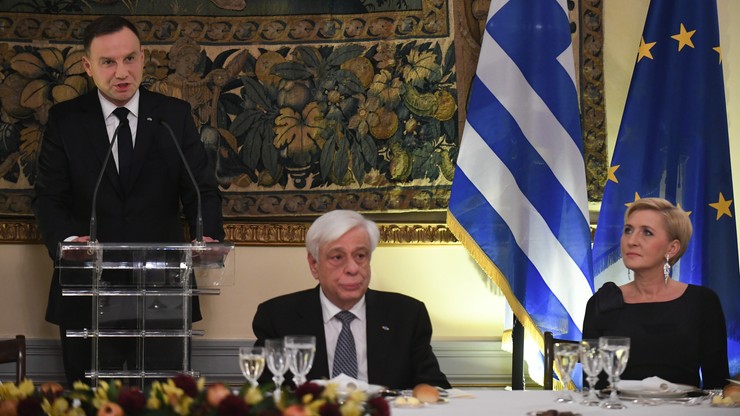 Para prezydencka z wizytą w Grecji. "Brexit może stanowić zimny prysznic dla instytucji unijnych"