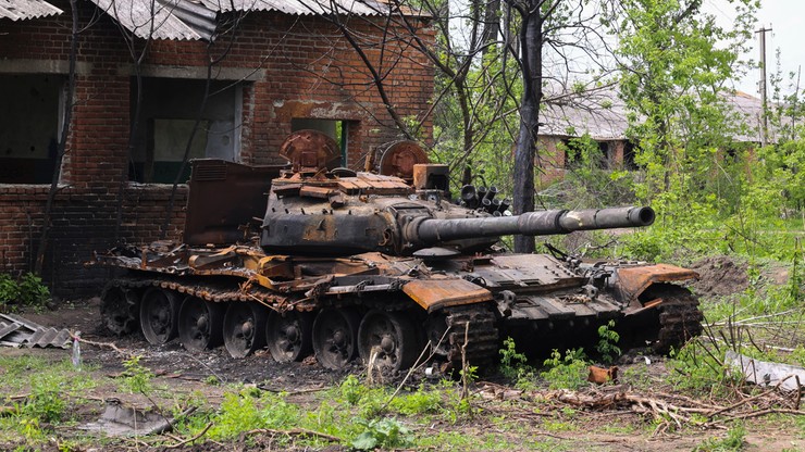 Ukraiński sztab: w ciągu doby w Donbasie zniszczono sześć rosyjskich czołgów