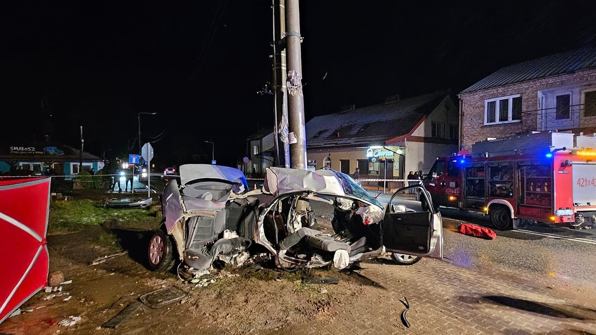 Tragiczny wypadek na Podlasiu. Zginęło dwóch młodych mężczyzn