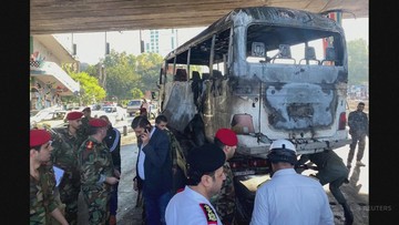 Eksplozja w wojskowym autobusie. Wielu zabitych i rannych